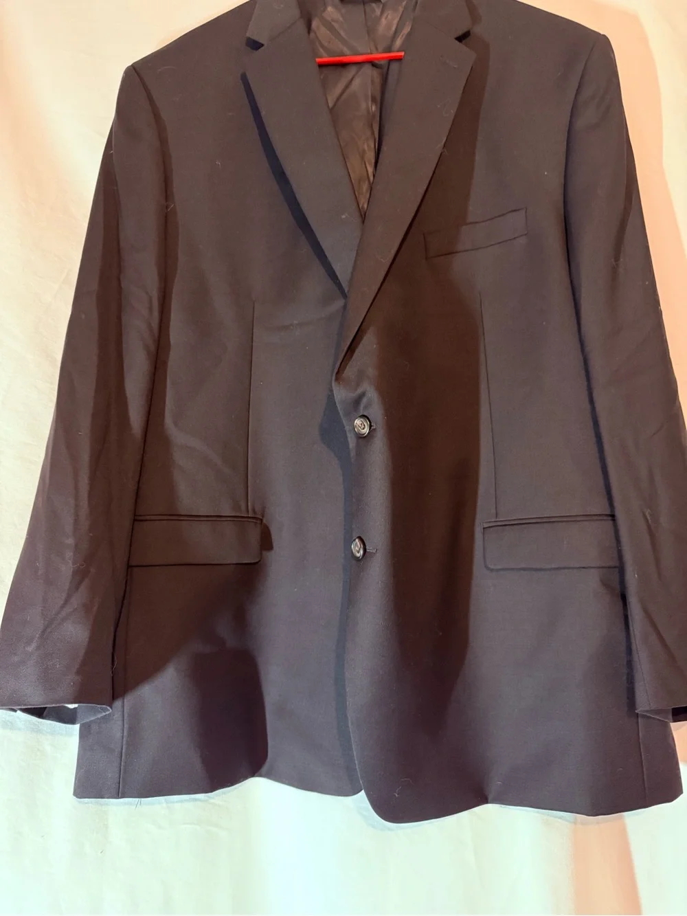 Lauren Ralph Lauren Men’s Blazer 52L 100% Wool Black Two Button Sport Coat